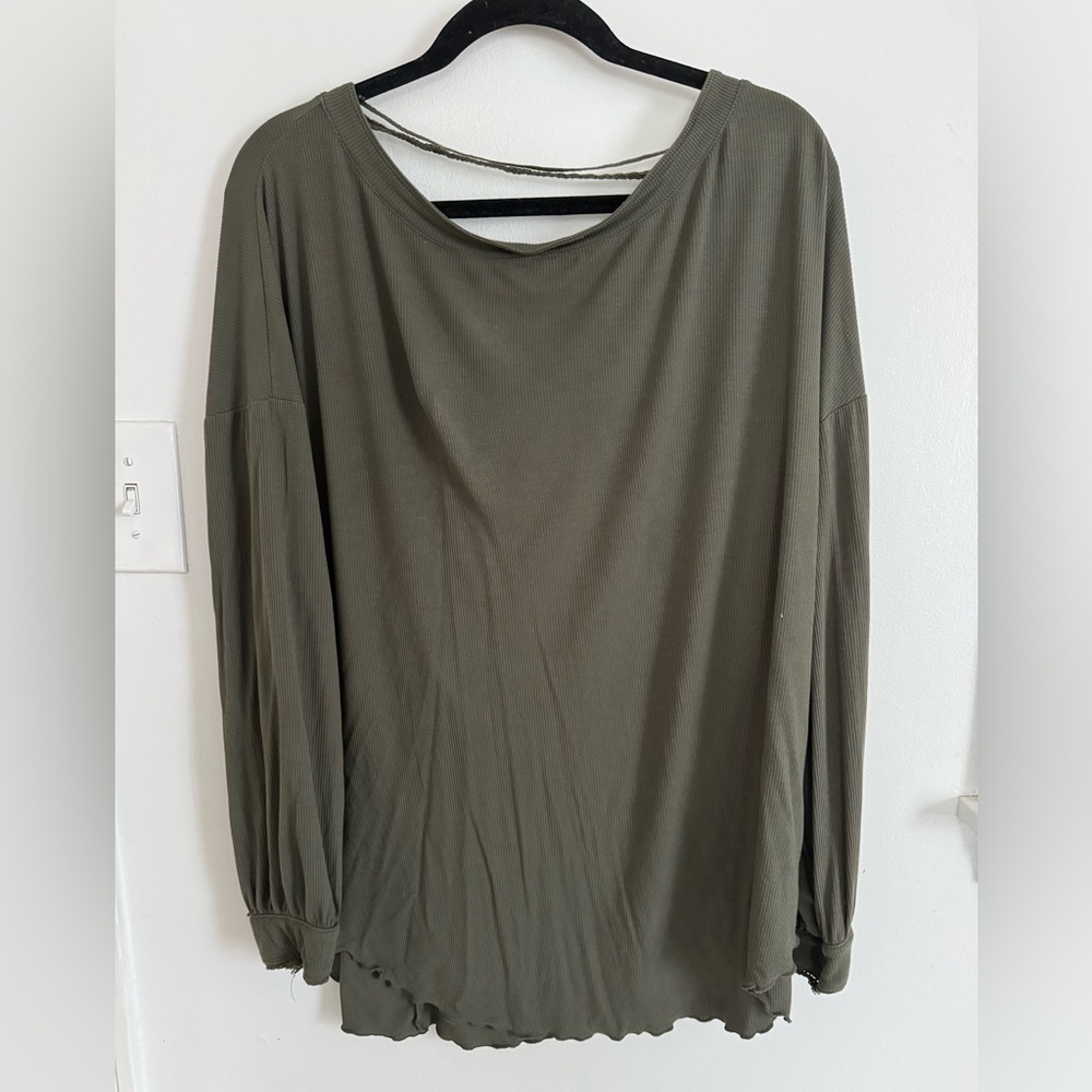 Free people long sleeve shirt